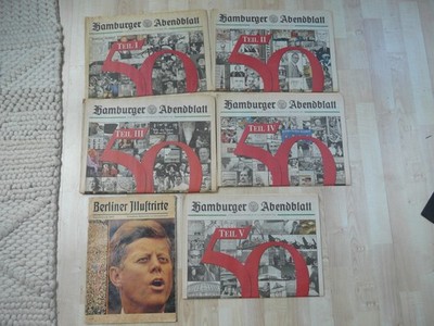 Hamburger Abendblatt Jubiläumsausgabe 14. Oktober 1998 Teil 1 bis Teil 5 + 1963