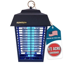 Flowtron Bug Zapper 1/2 Acre of Coverage with 15W Bulb & 5600V Killing Grid