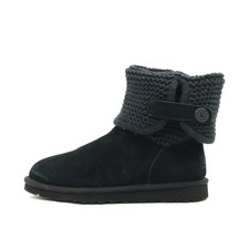 UGG Damen Classic Cardy Stiefel Schwarz Wildleder Knöchelhoch Stiefeletten EU 36