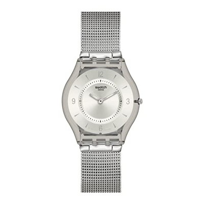 SWATCH METAL KNIT Core SS08M100M Uhr NEU