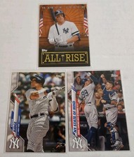 AARON JUDGE 2020 Topps Lot (3) All Rise #302, #7, NY State of Mind #591 Yankees
