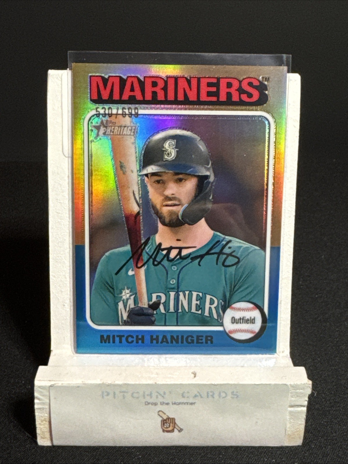 2024 Topps Heritage High Number Mitch Haniger #583 Chrome /699
