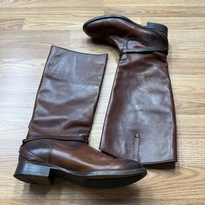 Frye Harness Boots Womens 8.5 Leather Tall Western Riding Motorcycle Shoes