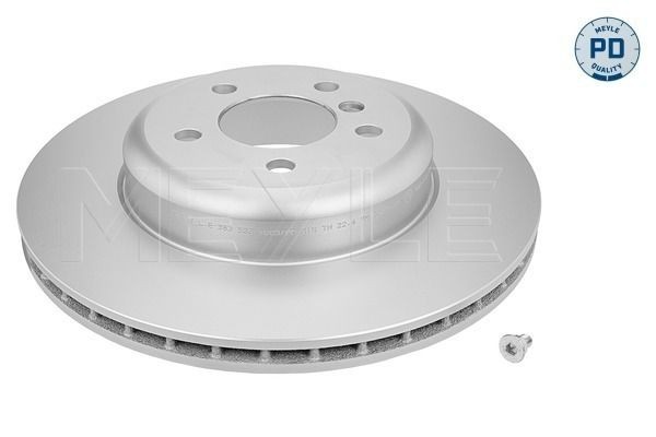 2X Bremsscheibe Hinten Meyle 383 523 1003 PD FÜR BMW Scheibenbremse-image