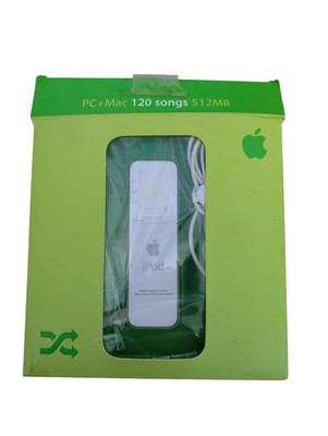 Apple iPod Shuffle 1. Gen 512MB M9724ZPA - Neu OVP Vintage MP3 Player PC Mac