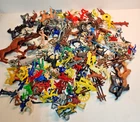 VTG 1950s-60s Plastic Soldiers Cowboys Indians & Others Bulk Marx & Mixed Brands