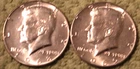 1968-D & 1969-D Kennedy Half Dollars - Uncirculated