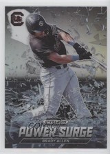 2021 Panini Prizm Draft Picks Power Surge Silver Prizm Brady Allen #PS-BA 2o7