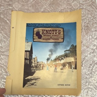 Knott's Berry Farm Ghost Town Souvenir Edition Booklet Photo History 1955 1950s