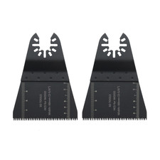 2 x Oscillating High Carbon Steel 68mm Universal Multi Tool Saw Blades for Wood