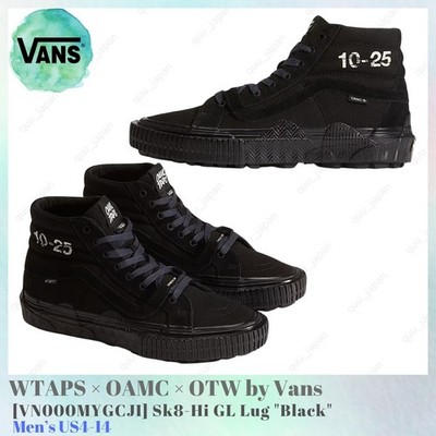 WTAPS × OAMC × OTW by Vans Sk8-Hi GL Lug Black VN000MYGCJI Men's US4-14 NEW