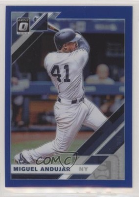 2019 Panini Donruss Optic Blue Prizm 23/75 Miguel Andujar #129 0q1p