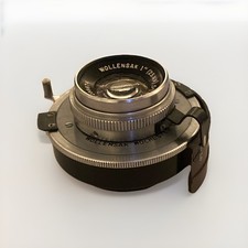 Antique wollensak 1'' 25mm f/1.8 raptar heavy duty alphax Shutter Tested Working