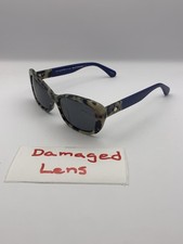 Kate Spade Sunglasses Claretta Womens Tortoise Polarized 53-16-140 Damaged Lens