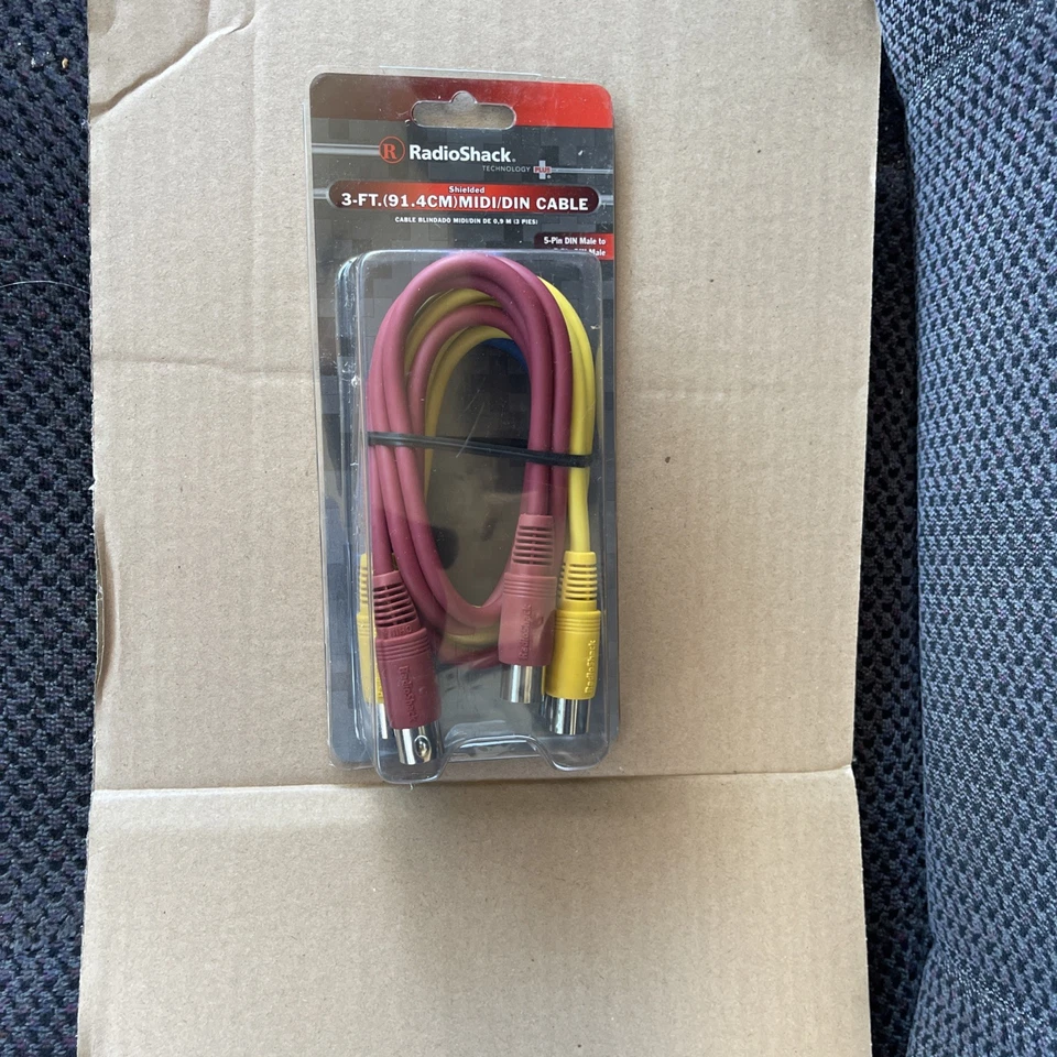 RadioShack 3pack 422349-FT (91.4CM) MIDI/DIN Cable 5Pin DIN Male To5pin Din Male - Image 2 of 4