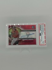 Topps 2023 Bowman Chrome Jackson Holliday RC Auto Red Refractor /5 BTP-9 PSA 9