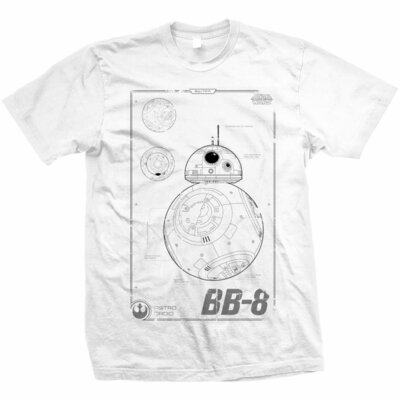 Offizielles Star Wars - Episode VII BB-8 Tech Design Motiv T-Shirt