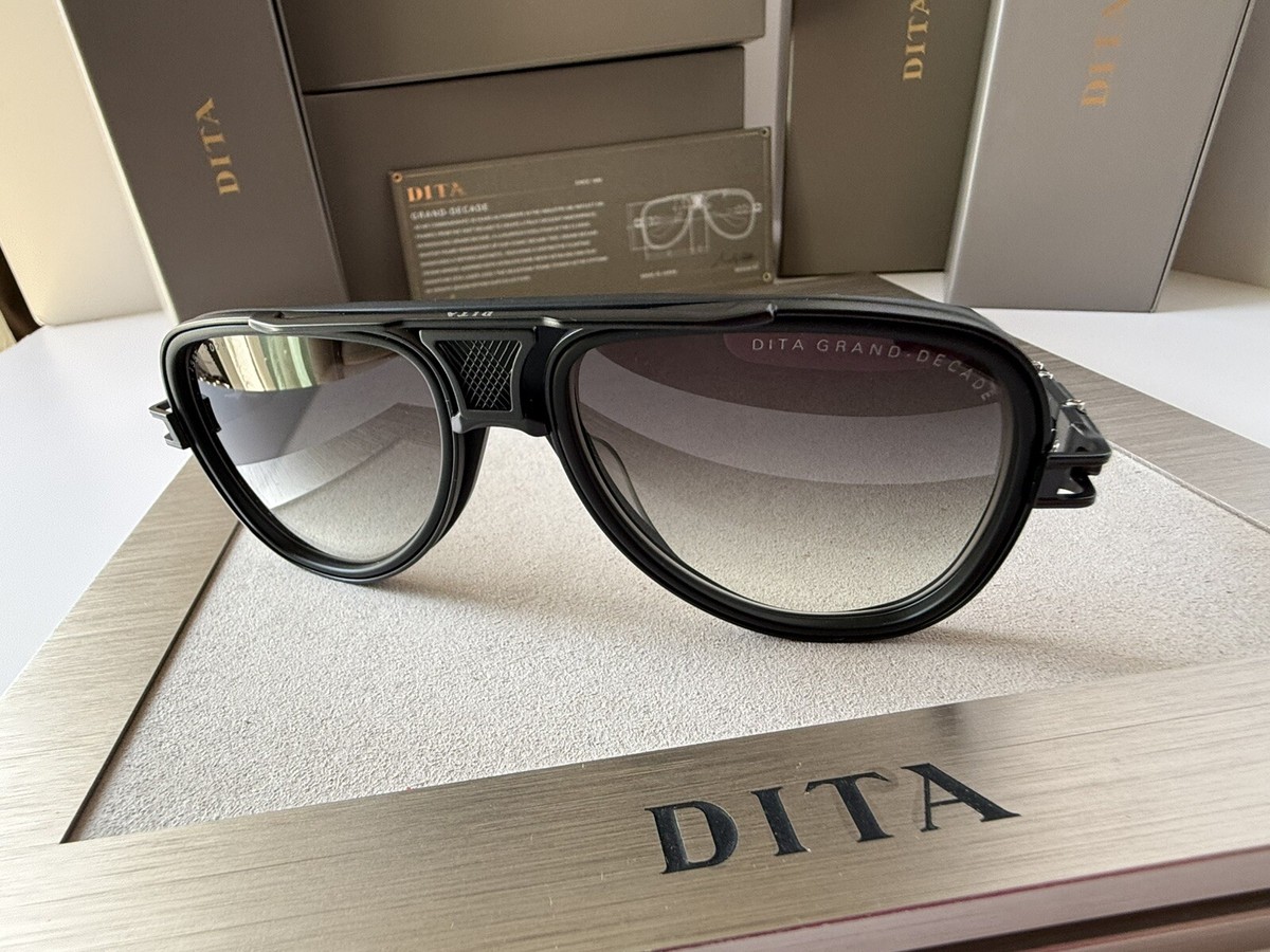 DITA GRAND DECADE DTS460-A-02 Matte Black Iron Grey Lens