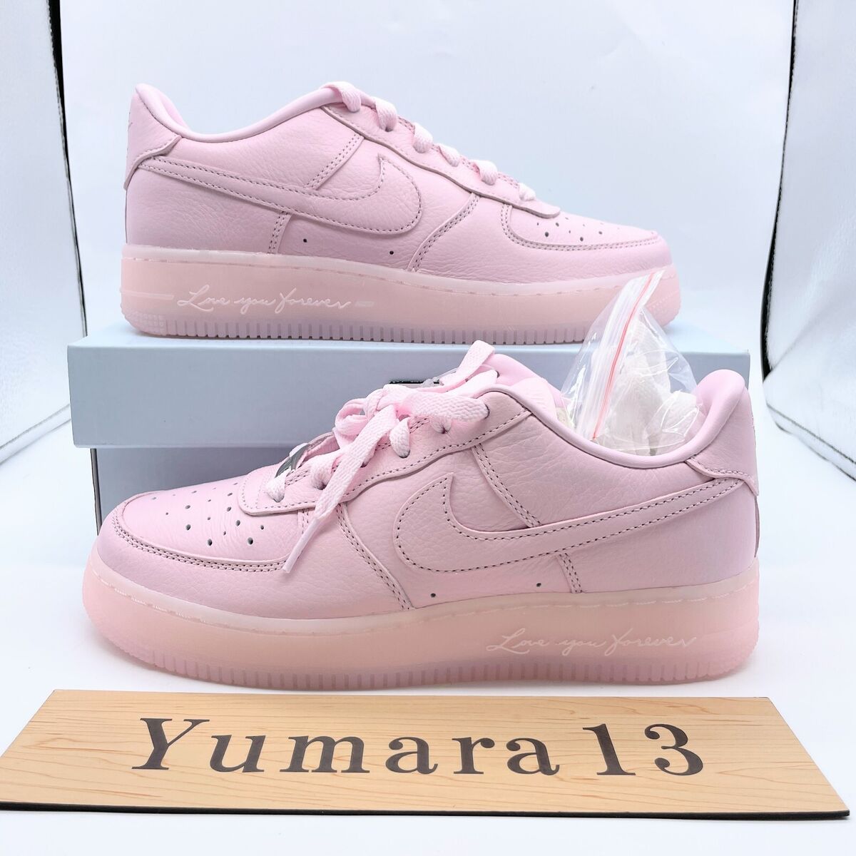 Drake NOCTA × Nike GS Air Force 1 Pink Foam HQ1772-600 Size Drake NOCTA × Nike GS Air Force 1 Pink Foam HQ1772-600 Size
