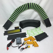 Vintage 1970's TYCO Nite Glow in the Dark Electric Slot Car Set - PARTS