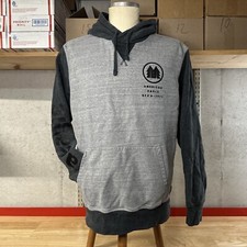 American Eagle Pullover Hoodie Men s L Large Gray Spell Out