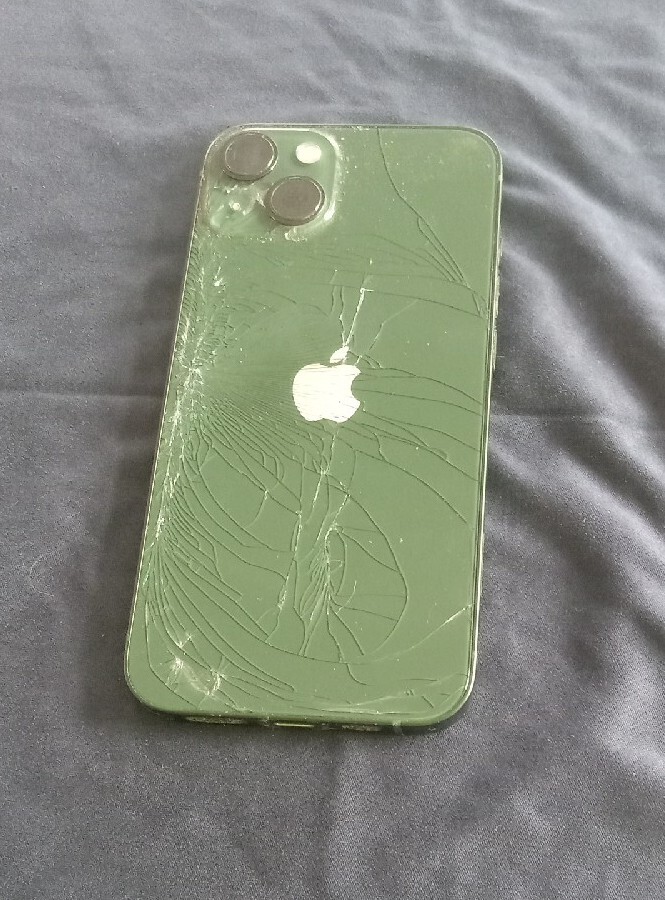 iPhone - h504it Apple iPhone 13 Original OEM Back Glass Frame Housing Alpine