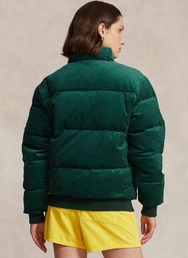 POLO RALPH LAUREN POLO SPORT CORDUROY DUCK DOWN FILL JACKET