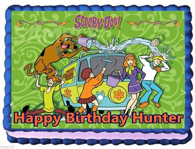 Scooby Doo Edible Cake Topper Birthday Decorations Ebay