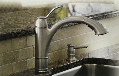 Moen Walden Single Handle Pull Out Sprayer Kitchen Faucet Spot