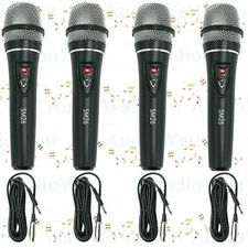 4x SM26 Uni-Direction Dynamic Recording Stage Professional Studio Microphone NEW