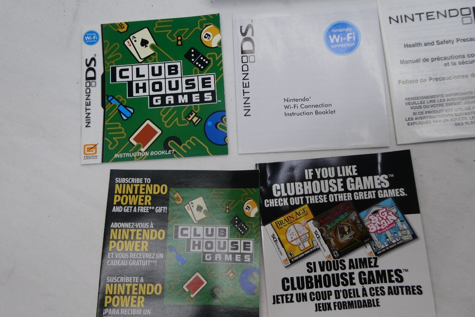 Clubhouse Games - Nintendo DS Game Complete CIB Tested & Works