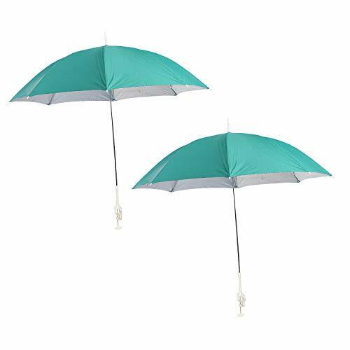 Clip On Chair Parasol Umbrella Balcony Garden Beach Deck Sun Shade UV Protection - Picture 5 of 7