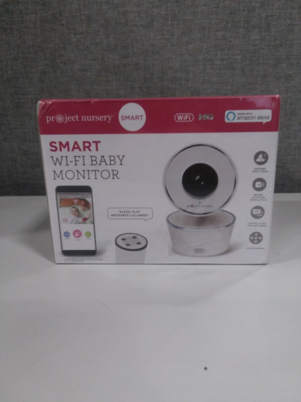 Smart WiFi Baby Monitor with Alexa and Google Assistant Support-image