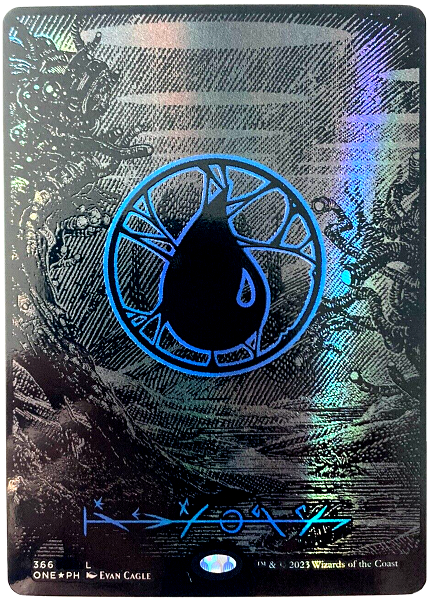 MTG Island 366 Phyrexia: All Will Be One OIL SLICK FOIL, Pack