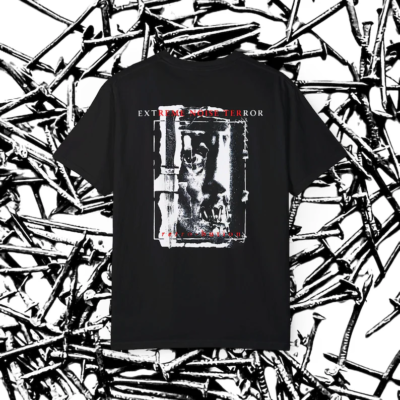 2-Sided Extreme Noise Terror T Shirt Crust Punk Vintage Sore