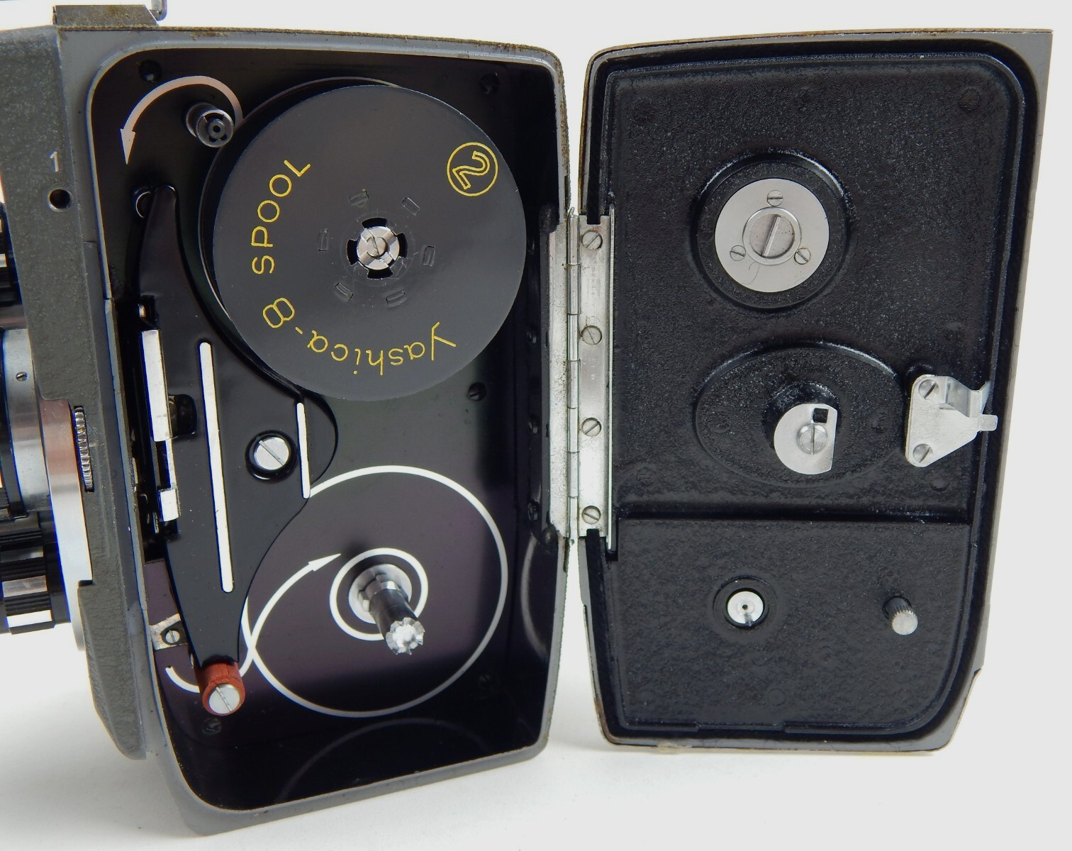 RARE Yashica T3 8mm Movie Camera w/ Grip, All Lenses, Cine Meter, & Case WORKING