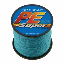 100/300/500M PE Sea Braided Fishing Line 4 Strands Strong Testing 10-100 Pounds