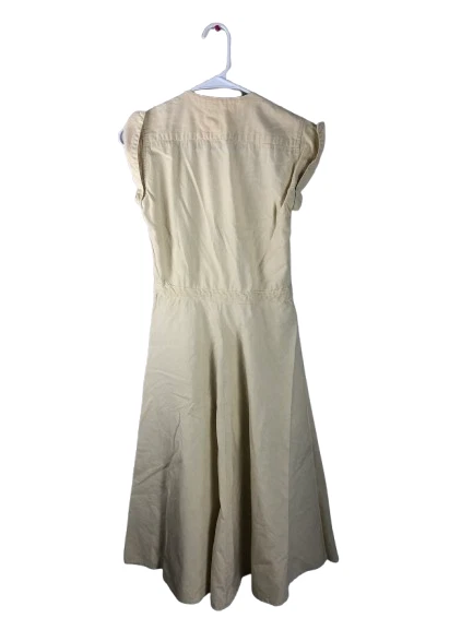 Vestido Foxy Dama Marca San Francisco Años 70 S Hippie Pradera Boho Algodón Tostado Foto 2 de 4