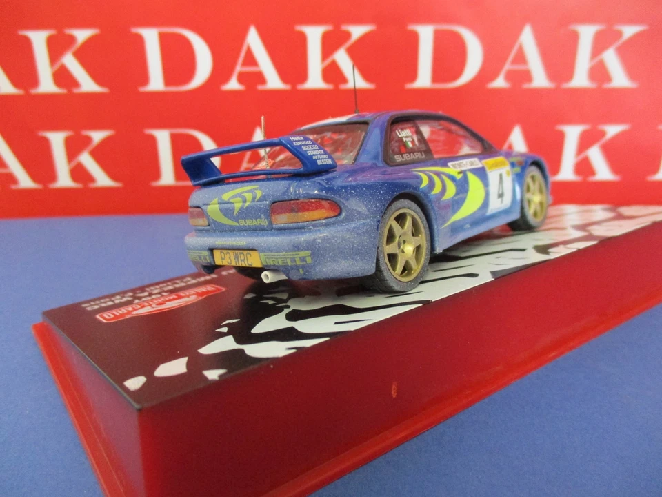 Die cast 1/43 Modellino Auto Subaru Impreza WRC Rally Monte Carlo 1997 P. Liatti - Immagine 3 di 4