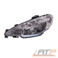 Scheinwerfer Hauptscheinwerfer Frontscheinwerfer H7/H7 Links FÜR Peugeot 206 +Cc