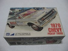 Empty Box Only - Mpc 1970 Chevy Pickup Truck Model Kit 870-200