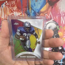 Topps 2023 Composite Chrome All-Etch Barry Sanders Detroit Lions Football CAE-21