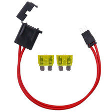 Connettore Portafusibile Auto 32V 16 AWG Specializzato 20A, Tipo Mini Lama Basso Profilo