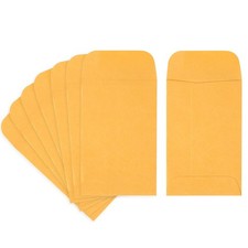 No.1 Coin Envelopes 2.25x 3.5 Small Parts Envelope with Gummed Flap for Home,...