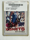 AUTOGRAPHED VINTAGE 1977-78 TOPPS BASKETBALL CARD -COA JG AUTOGRAPHS SKU# 200737
