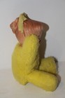 1960's CUDDLE TOYS 8" Baby Girl DOLL Mold Head & YELLOW Plush Body by DOUGLAS — photo 2