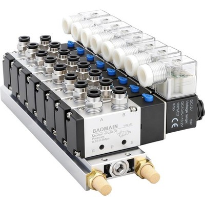 Efficient 8-Station 12V DC Solenoid Valve Kit - Sturdy and Reliable Performance