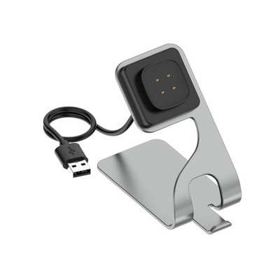 Metal Ständer Ladegerät Vertikaler Ständer für Google Pixel Watch3/Fitbit Versa4