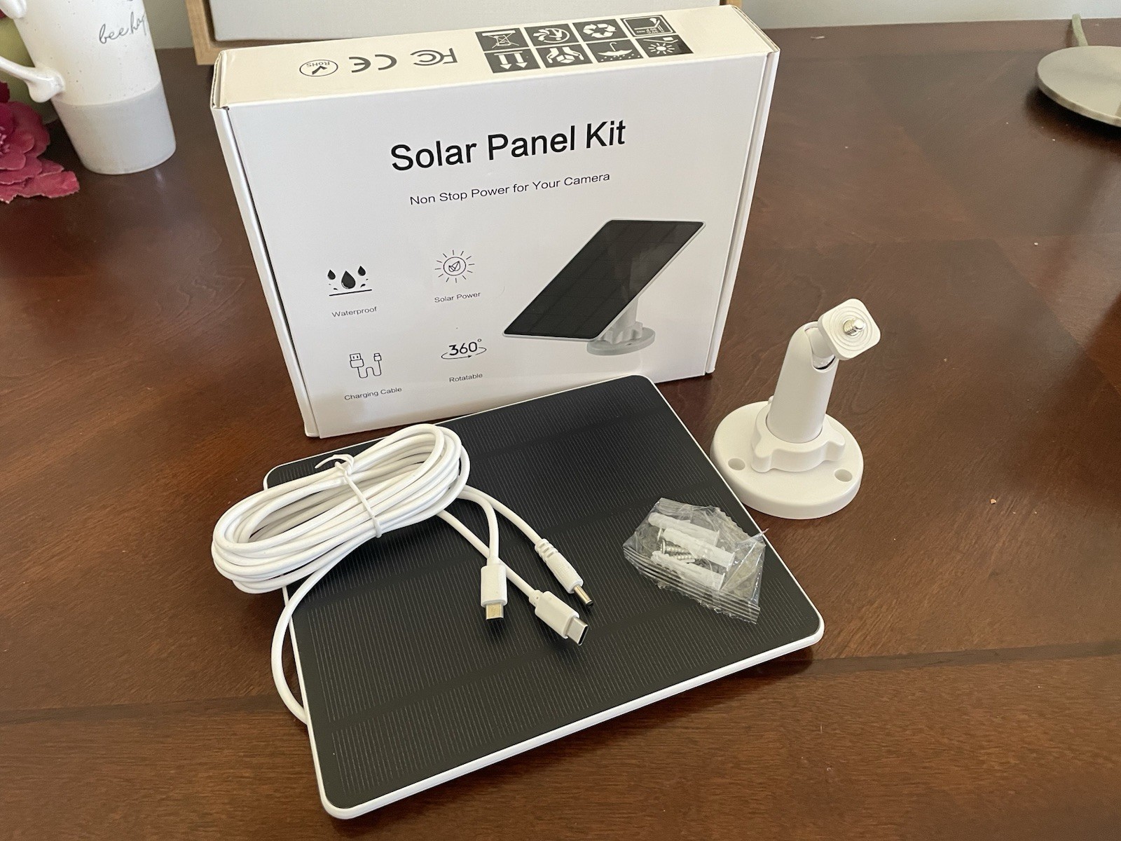 NEW Solar Panel Kit 5V, USB-C/Micro-USB/etc