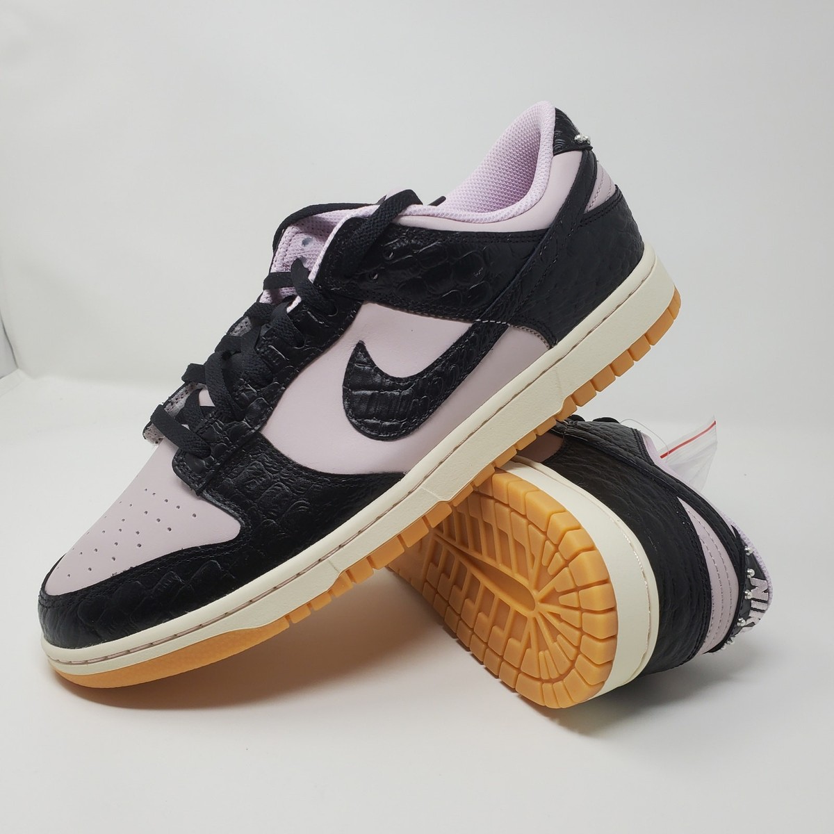 Nike Dunk Low Retro LTD Pink Foam Black Croc Studs HF9191-001
